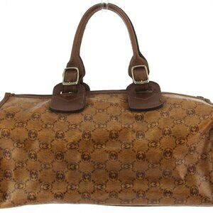 MORABITO Boston bag Beige brown Women Authentic secondhand